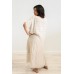 Gemma Fringed Maxi Dress - NATURAL