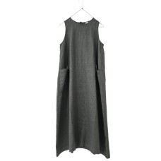 Remy Linen Dress - PETROL