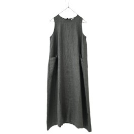 Remy Linen Dress - PETROL