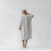 Seaside Tones - Oversized Dress - MUSHROOM/WARM WHITE