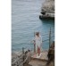 Seaside Tones - Oversized Dress - MUSHROOM/WARM WHITE