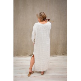 Rosa Linen Kaftan/Dress - NATURAL