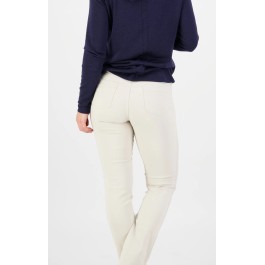 Vassalli Slim Leg Full Length Jean - PUMICE