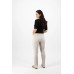 Vassalli Slim Leg Pull On Pant - PUMICE