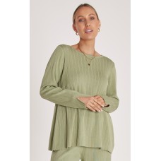 Eden Long Sleeve Top - SAGE