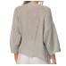 La Luna - Cotton Knit Cardigan - SILVER