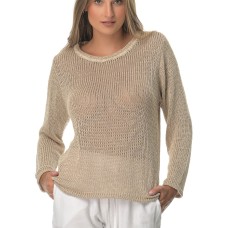 La Luna - Cotton Knit Jumper - MINK